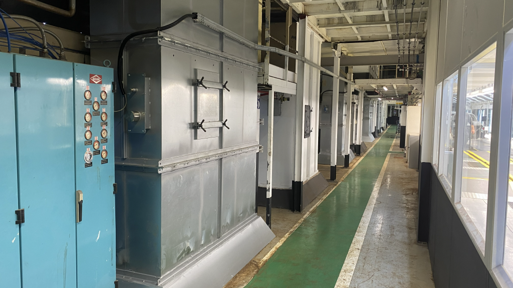 Gaines d'extraction cabine des apprêts